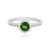 Russian Diopside Silver Ring