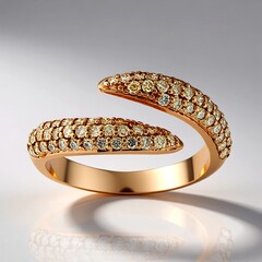 Anello in oro con Diamante Rose de France SI1 di Argyle (Annette)