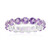 Anillo en plata con Amatista