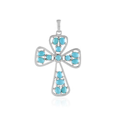 Pendentif en argent et Turquoise Sleeping Beauty
