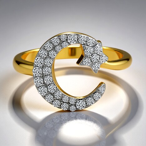 Anello in oro con Diamante SI1 (G) (Annette)