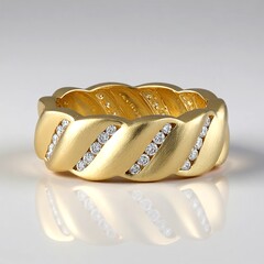 Anello in oro con Diamante I2 (H) (de Melo Gold)
