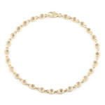 I2 Schokoladen-Brillant-Goldarmband (SUHANA)