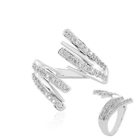 Anello in argento con Zircone