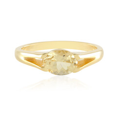 Gelber Beryll-Silberring