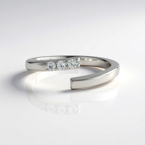 Anello in argento con Zircone