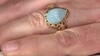 Anillo en plata con Aguamarina de Brasil (Gems en Vogue)