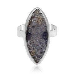 Zilveren ring met een Druiven agaat