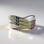 Anello in argento con Zaffiro Fancy