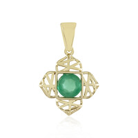 Ciondolo in oro con Smeraldo Brasiliano (Ornaments by de Melo)