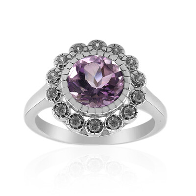 Anello in argento con Ametista