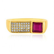 Anello in argento con Rubino del Madagascar (de Melo Essence)