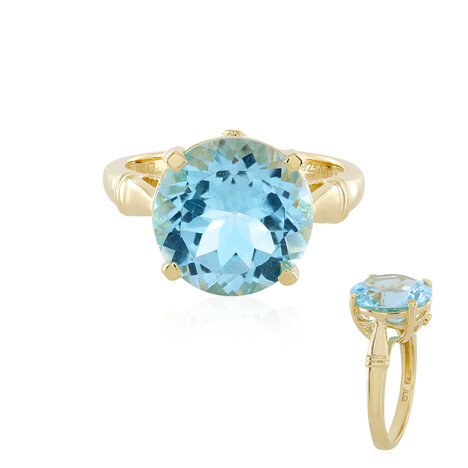 Sky Blue Topaz Silver Ring
