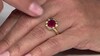 Zilveren ring met een Madagaskar Robijn (Ornaments by de Melo)