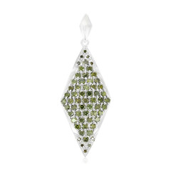 Colgante en plata con Diamante fantasía