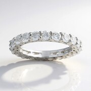 Bague en argent et Topaze blanche