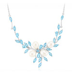 Collar en plata con Perla blanca Freshwater