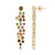 Turmalin-Silberohrringe