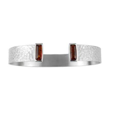 Bracciale in argento con Ambra Baltica (dagen)