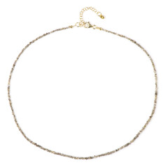 Collier en argent et Diamant champagne