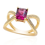 Anello in oro con Umbalite (de Melo)