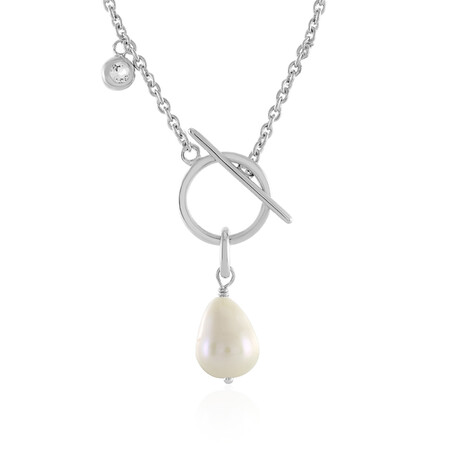 Süßwasserzuchtperlen-Silbercollier