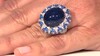 Anillo en plata con Sodalita (Adela Silber)
