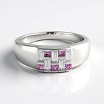 Anello in argento con Zircone (Adela Silber)