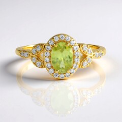 Anello in argento con Sfene