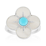 Edelstein-Silberring (Faszination Türkis)