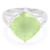Anello in argento con Prehnite