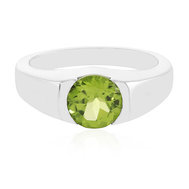 Anello in argento con Peridoto