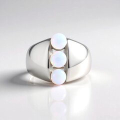 Anello in argento con Opale di Welo (de Melo Essence)