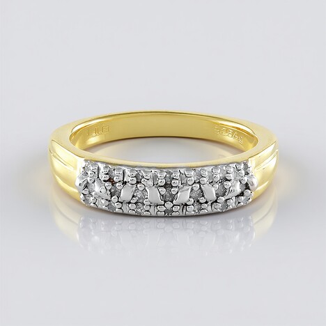 Anello in argento con Diamante I2 (I)