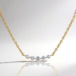 Collana in argento con Diamante VS1 (G) (Annette)