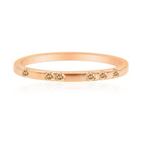 Anello in oro con Diamante Rose de France SI1 di Argyle
