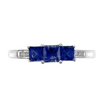 Blauer Ceylon-Saphir-Goldring