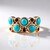 Anello in argento con Turchese Sleeping Beauty (KM by Juwelo)