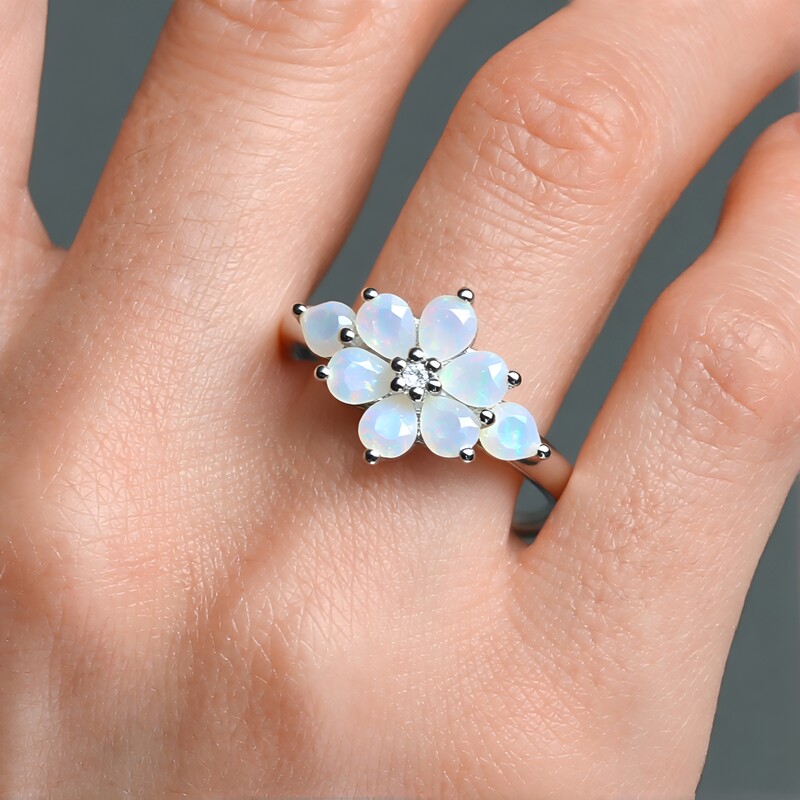 Welo-Opal-Silberring