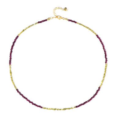 Collar en plata con Diamante amarillo