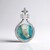 Ciondolo in argento con Mosaico turchese