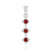 Tanzanian Ruby Silver Pendant (de Melo Essence)