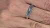 Anillo en plata con Aguamarina Santa María