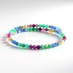 Bracciale in acciaio con Acquamarina Brasiliana (Riya)
