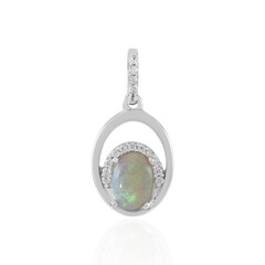 Australischer Opal-Silberanhänger