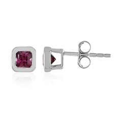 Boucles d'oreilles en argent et Grenat Rhodolite