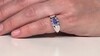 Bague en argent et Tanzanite (Pallanova)