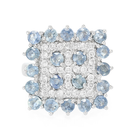 Kanchanaburi-Saphir-Silberring