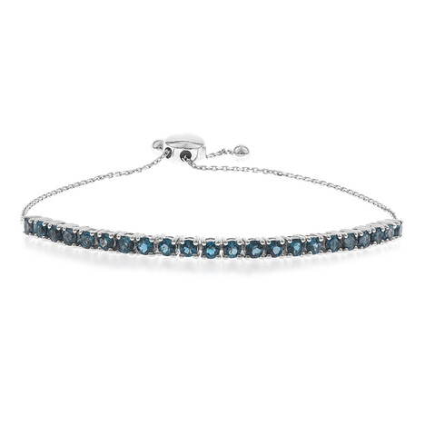 Bracciale in oro con Topazio Blu Londra