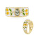 Anello in argento con Ametista Verde